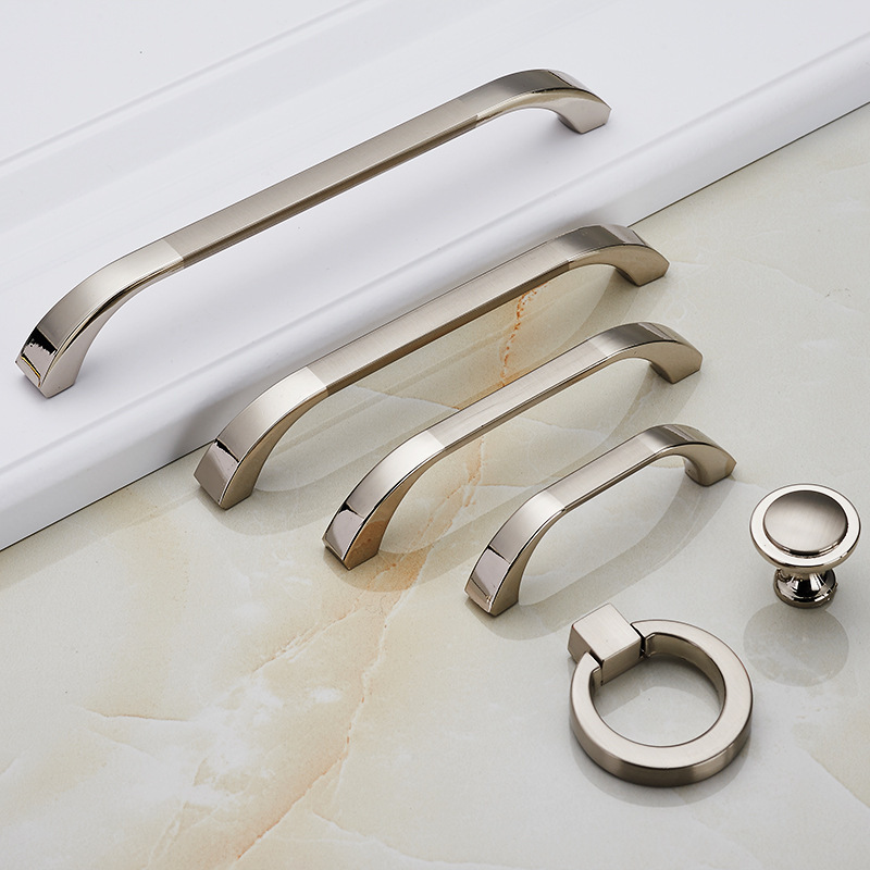 批发现约拉手 拉丝 欧式橱柜抽屉衣柜门把手家具五金6601