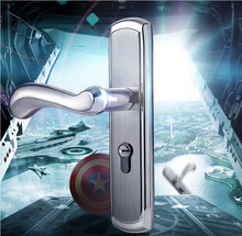 固特304不锈钢静音门锁卧室欧式执手锁实木门锁室内卫生间门锁