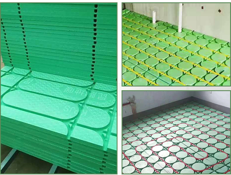 地暖模块挤塑板地暖保温板干式免回填模块薄型地暖专用模块地暖板