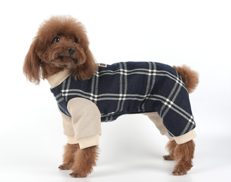 奇可家 chouchou秋冬母狗装公狗装宠物四脚棉服狗狗宠物衣服