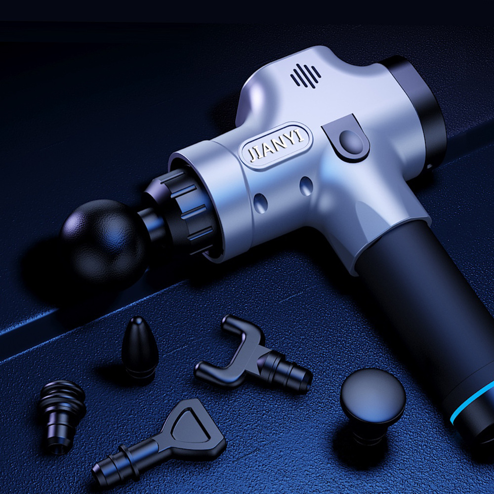 新款筋膜枪massage gun深层肌肉按摩器震动枪运动器材-阿里巴巴