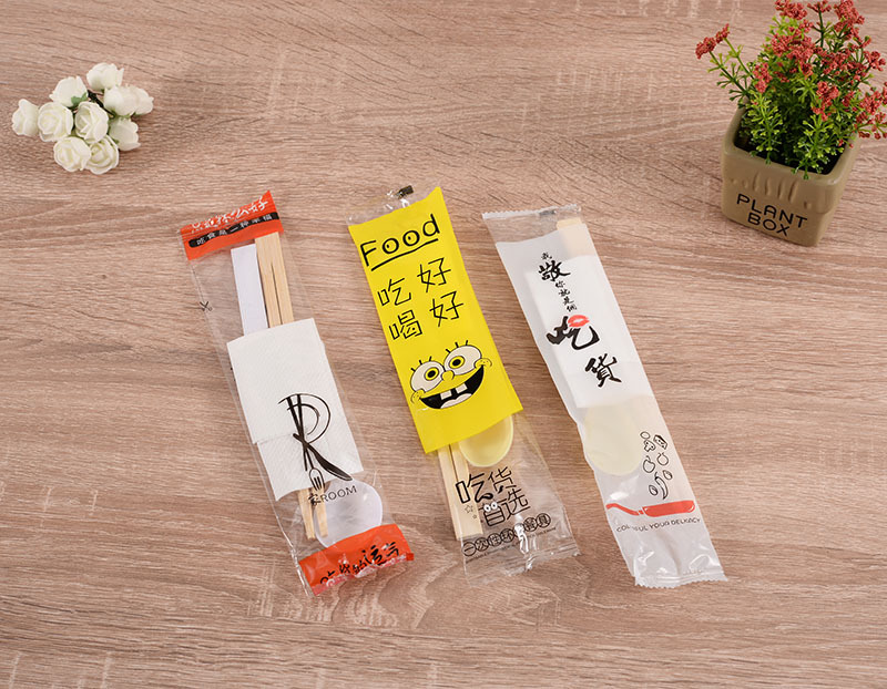 一次性餐具套装批发餐具包打包外卖筷子一次性筷子四件套专业