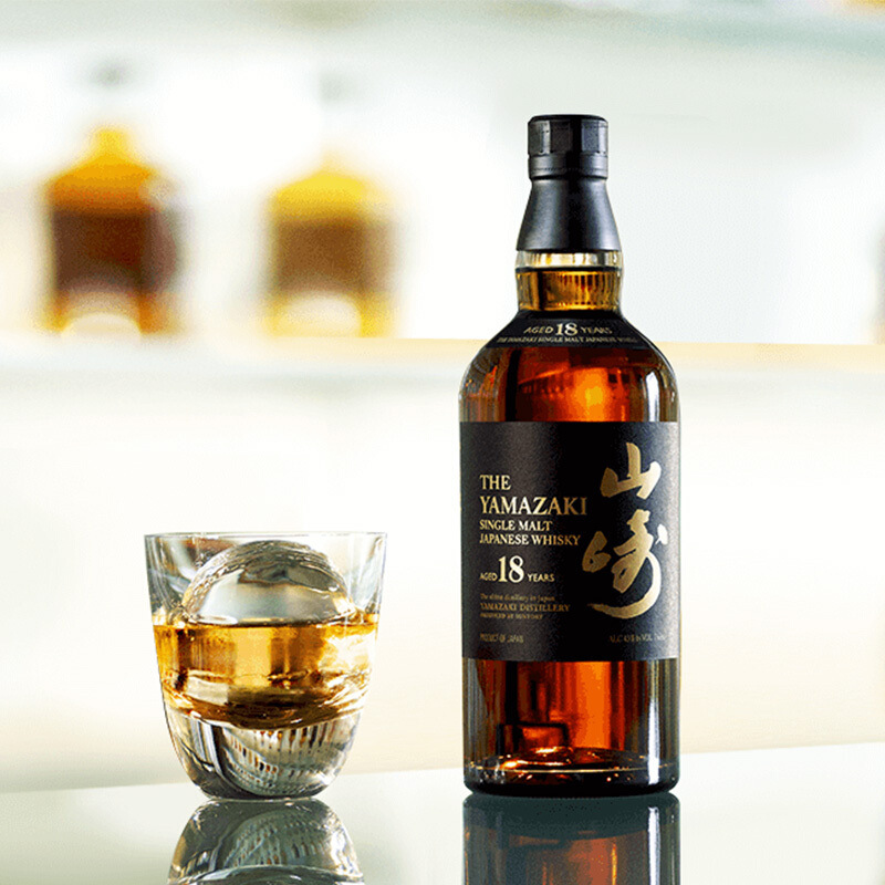 山崎18年单一麦芽威士忌 日本威士忌 yamazaki 700ml