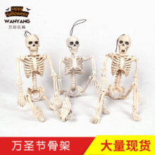 万圣节骷髅骨架万圣节玩具骨架骷髅道具派对骨架装饰塑料骷髅装饰