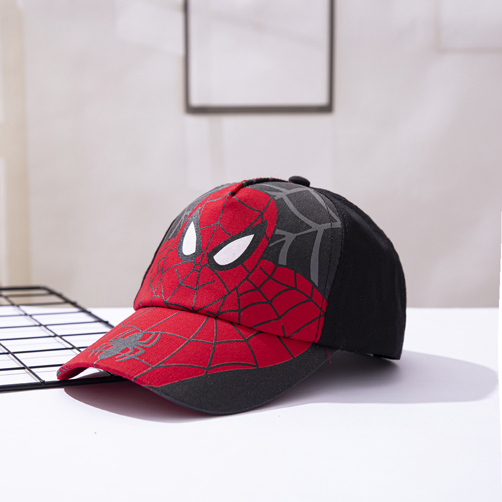 Children's Spider-Man Hat 2020 Summer New Cartoon Cloth Baseball Cap Children's Autumn and Winter Peaked Cap