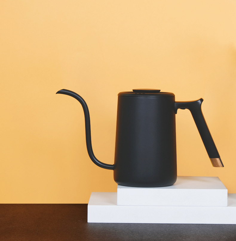 泰摩 鱼pure手冲壶 304不锈钢滴漏式家用长嘴细口壶 冲挂耳咖啡壶