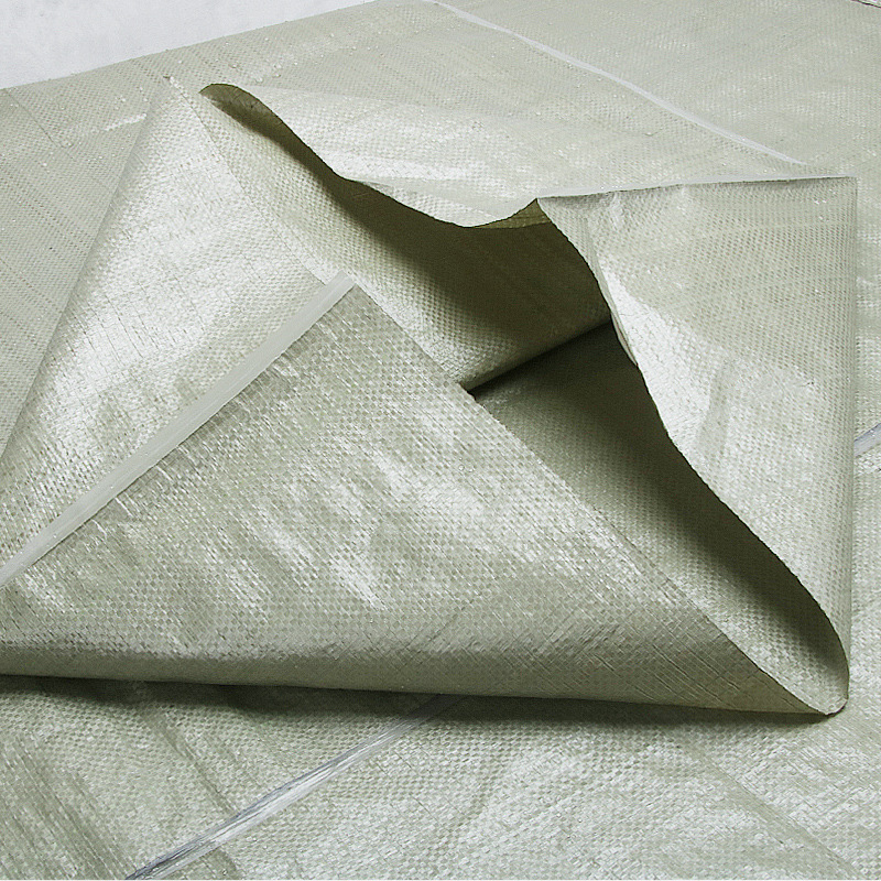 现货绿色蛇皮袋 覆膜编织袋 防水复膜塑料编织袋子 批发物流打包