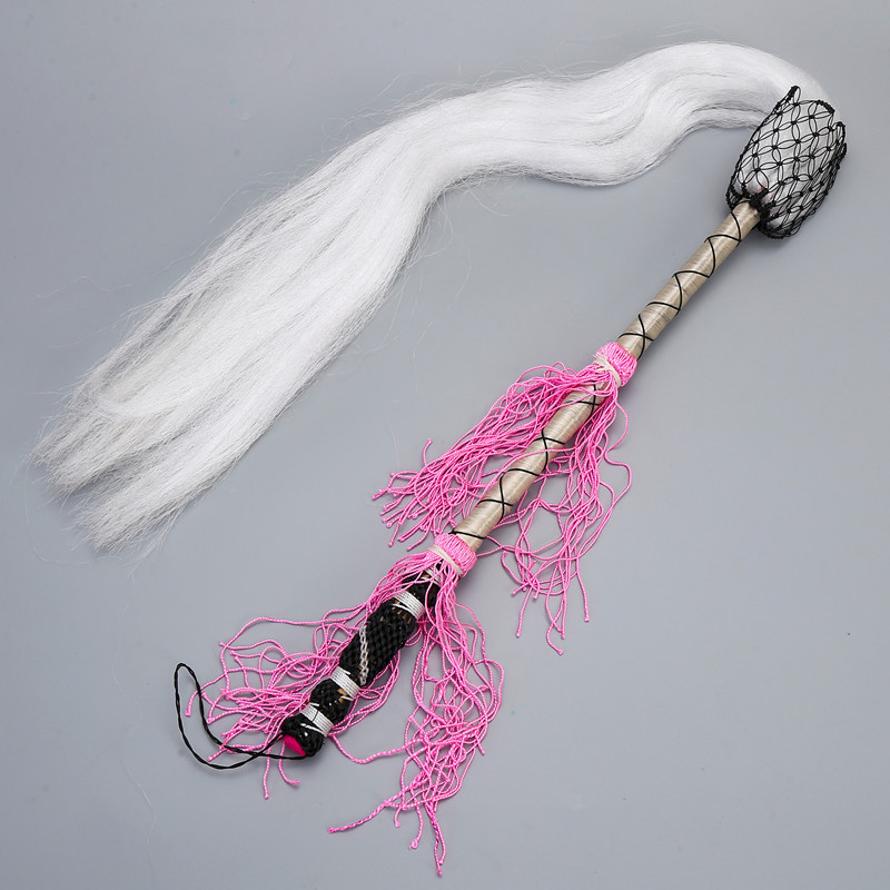 太监拂尘太极拂尘仿马尾浮尘真马尾健身拂子批发太极佛尘舞台道具