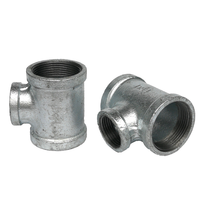热镀锌异径三通玛钢中小三通丝接内螺纹三通管道连接件三通中间小