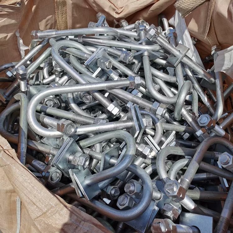 地锚石拉环电力打拉线环水泥墩配件地埋石头拉线圈圆钢制品预埋件