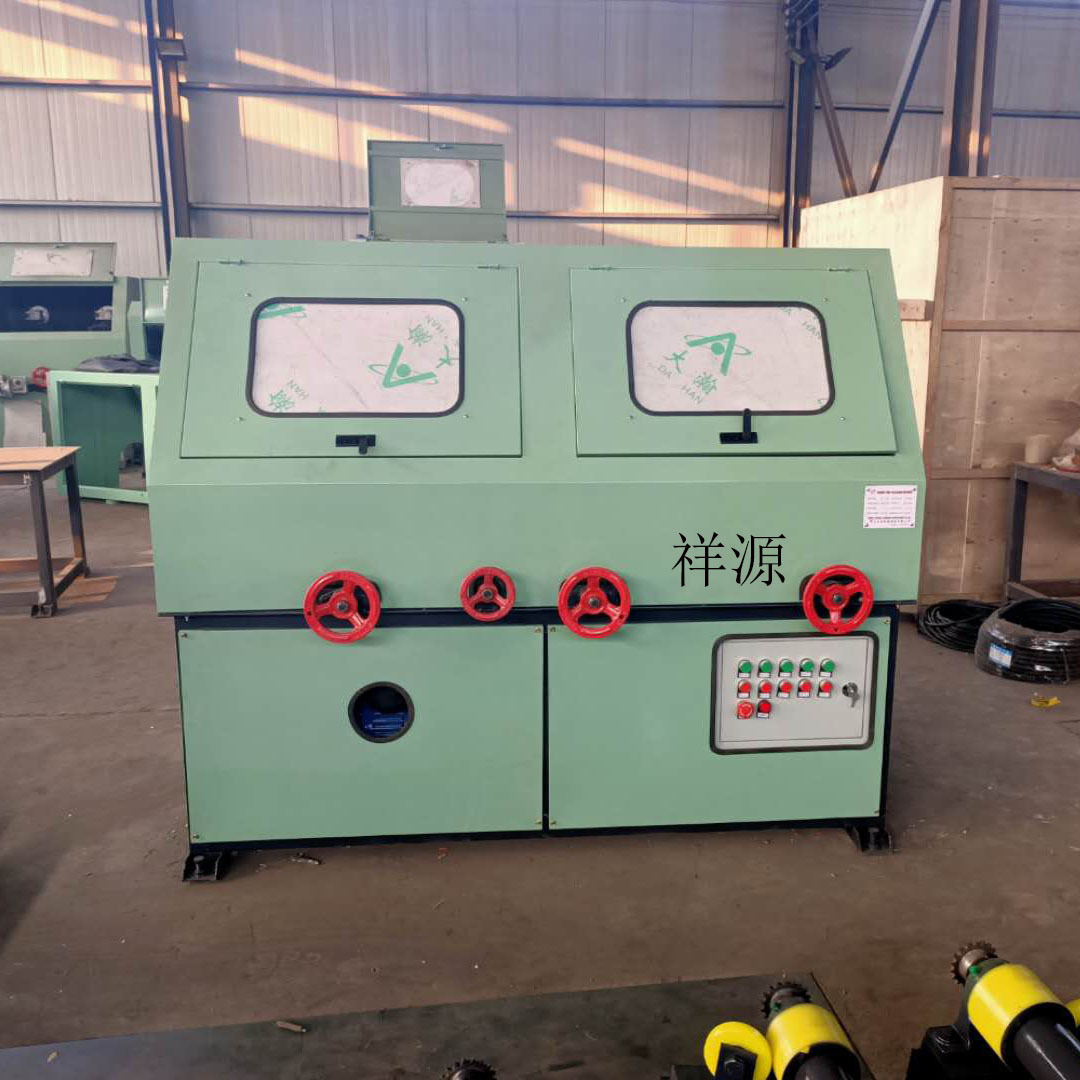 立式多组圆管抛光机外圆自动除锈打磨机大直径铁管钢管拉丝机设备