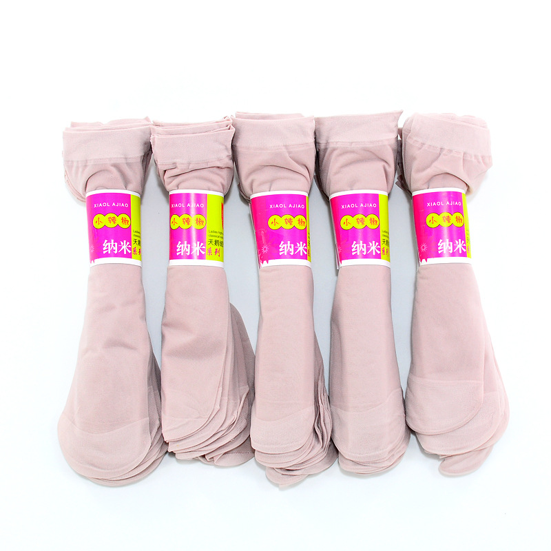 Factory Summer Women's Thin Velvet Pepper Short Stockings Wear-Resistant Reinforced Anti-off Steel Wire Socks Wholesale