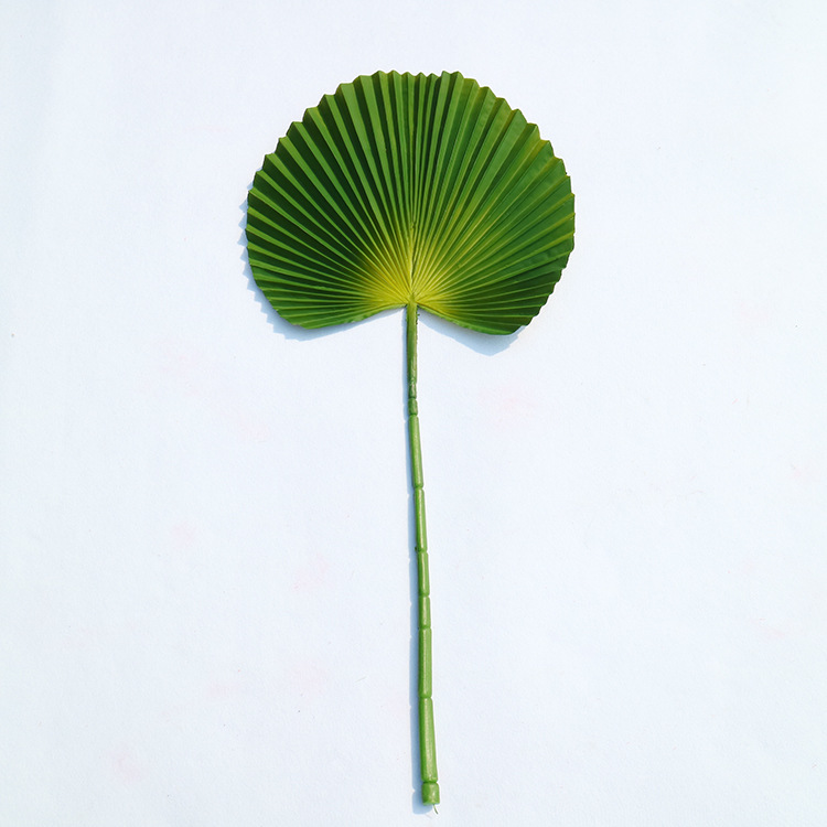 产地货源 仿真花 2号扇子叶 婚礼堂美陈布景 北欧风格 仿真绿植