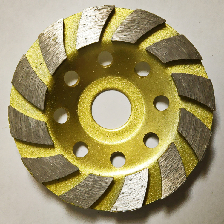金刚石大结块打磨片大理石混凝土石材磨盘切割片4寸100mm碗型磨轮