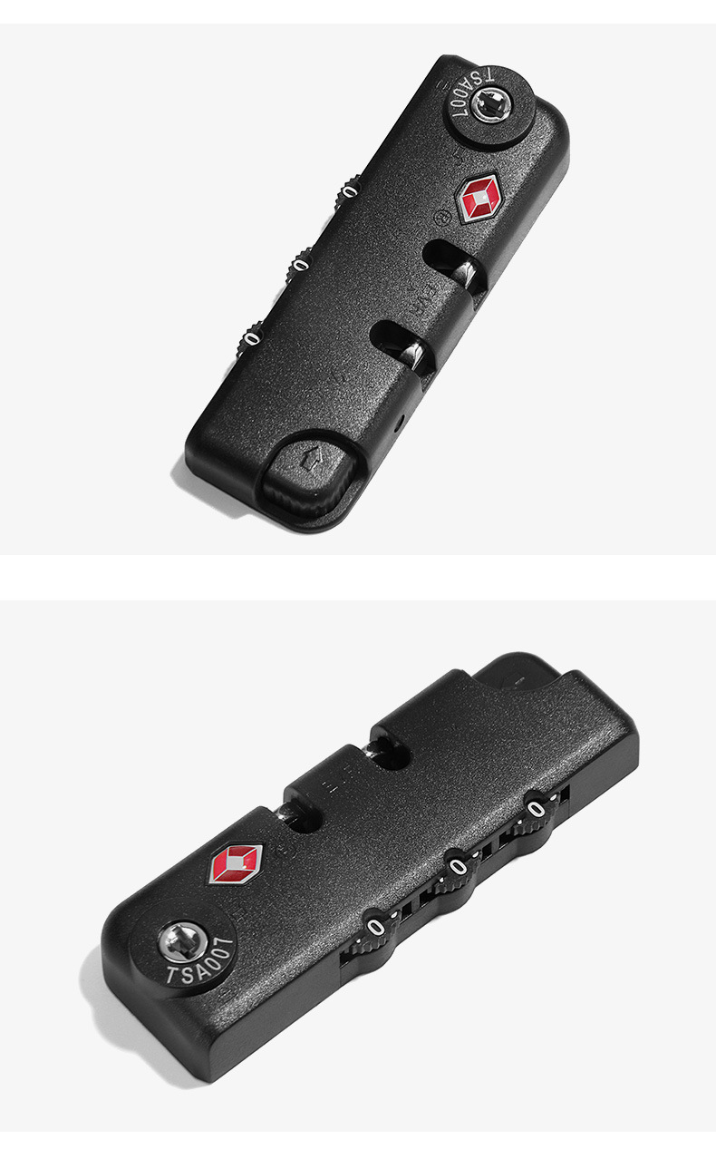 品质款箱包拉链锁登机箱海关密码锁行李箱密码锁旅行箱海关锁