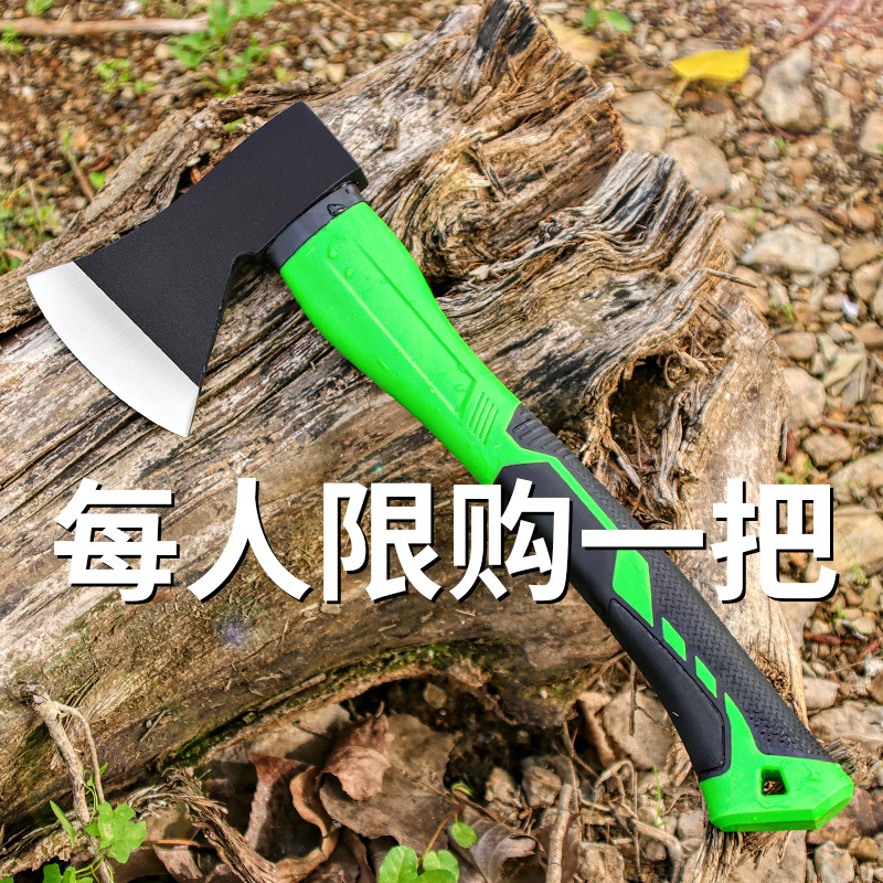 斧头家用劈柴神器纯钢全钢户外砍树柴工具木工小斧子大号开山战斧