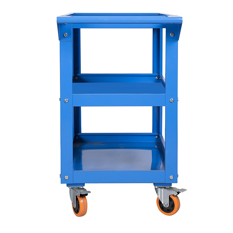 Auto Repair Cart Three-Layer Thickened Multi-Functional Parts Car Hardware Toolbox Heavy Workshop Mobile Tool Turnover Trolley