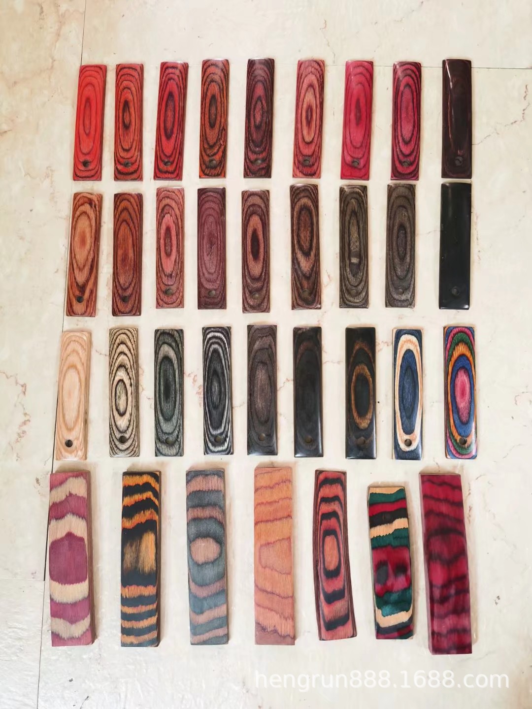 射箭射击反曲弓把彩木弓柄弓把反曲弓握把科技木弓合成木