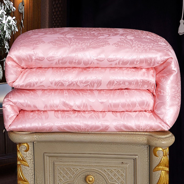 厂家批发蚕丝空调被芯丝绸印花蚕丝被夏凉被春秋被礼品被子礼盒装