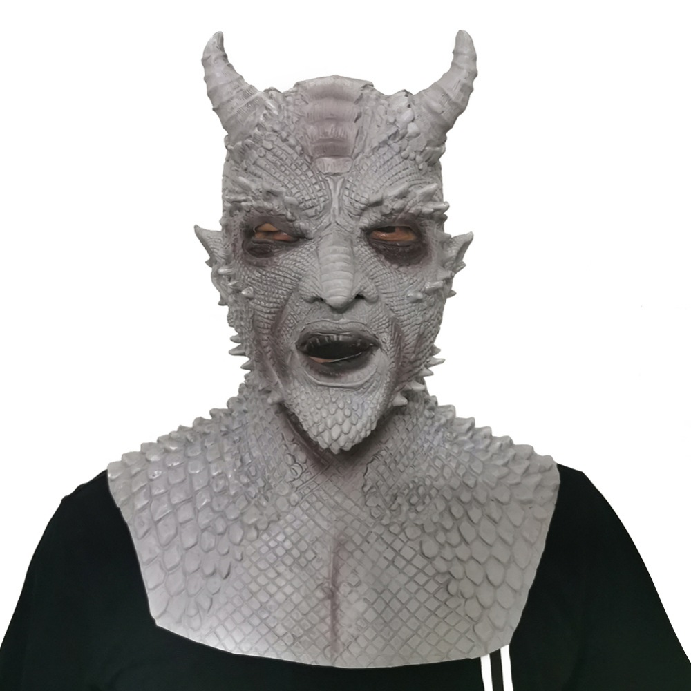 独立站万圣节游戏暗黑圣经堕落天使谎言之王黄色小鬼恶魔面具头套