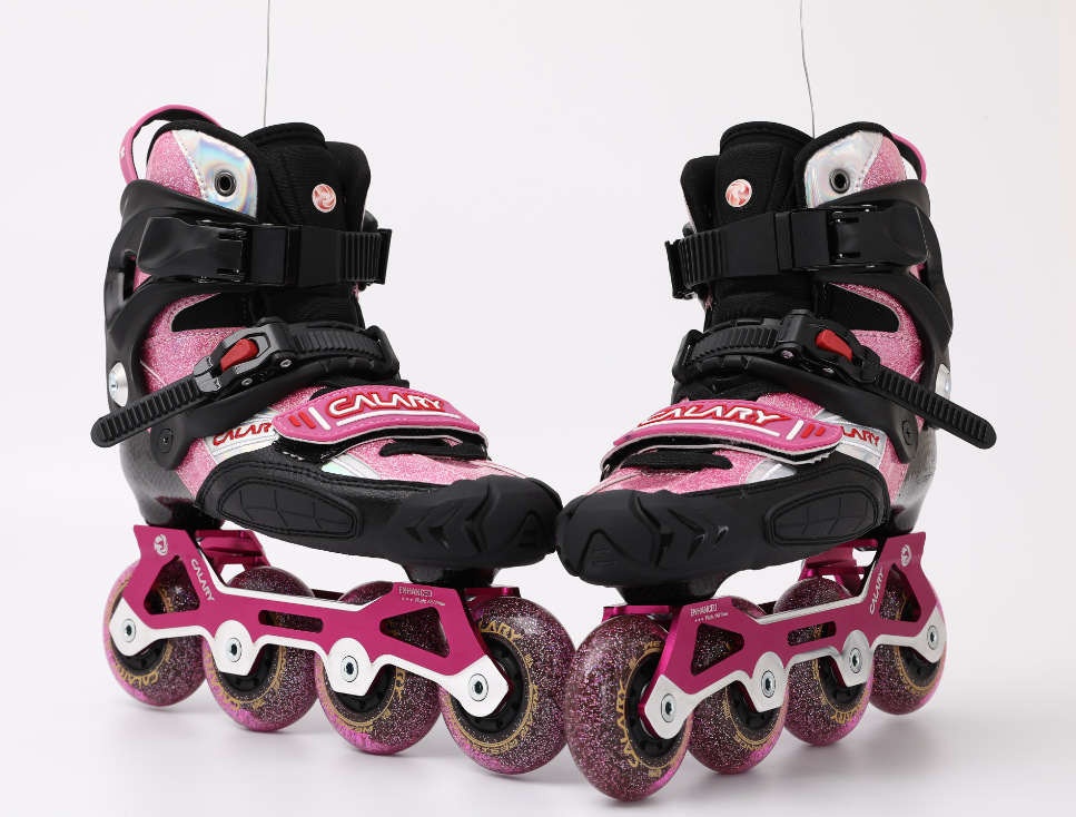 凯乐锐轮滑儿童专业平花滑鞋花式技巧竞技轮滑鞋平花鞋