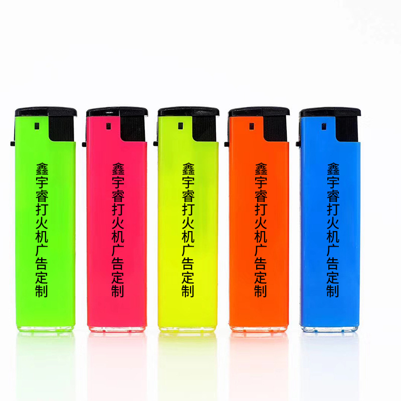 Factory Wholesale Disposable Electronic Metal Windproof Lighter Windproof Lighter Advertising Lighter Creative