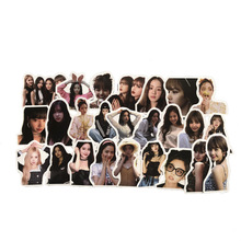 30张墨粉贴画韩国女团lisa个性手机壳贴纸日记本DIY贴纸