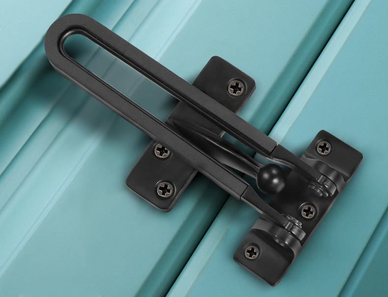 鼎福乐合金防盗门扣 宾馆酒店安全防盗链 房门插销反锁门扣保险