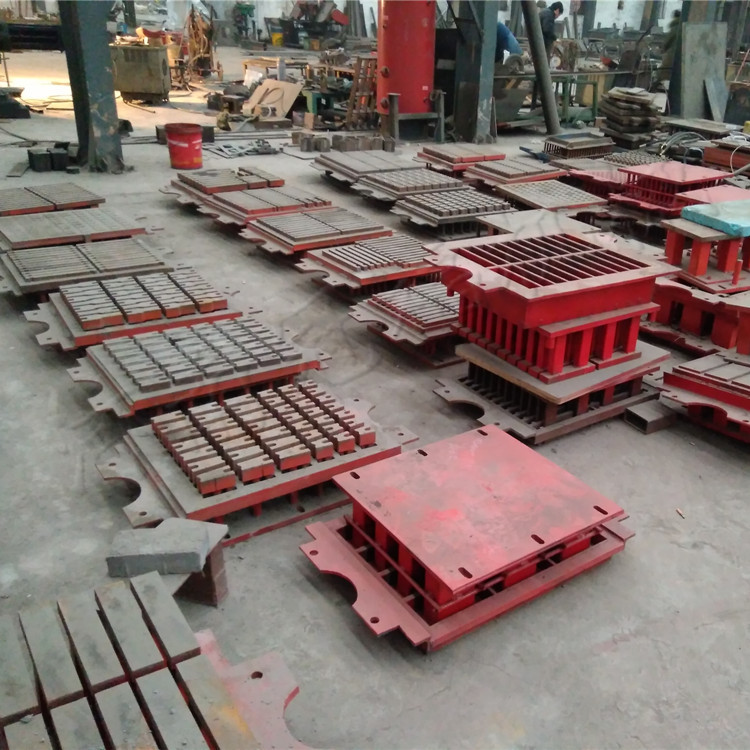 来图定制 多功能免烧砖模具 空心砌块砖设备模具 全自动砖机模具