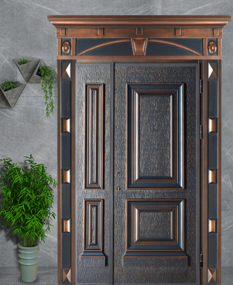 弘瑞铸铝门防爆门别墅门 进户门防盗安全门工厂直营