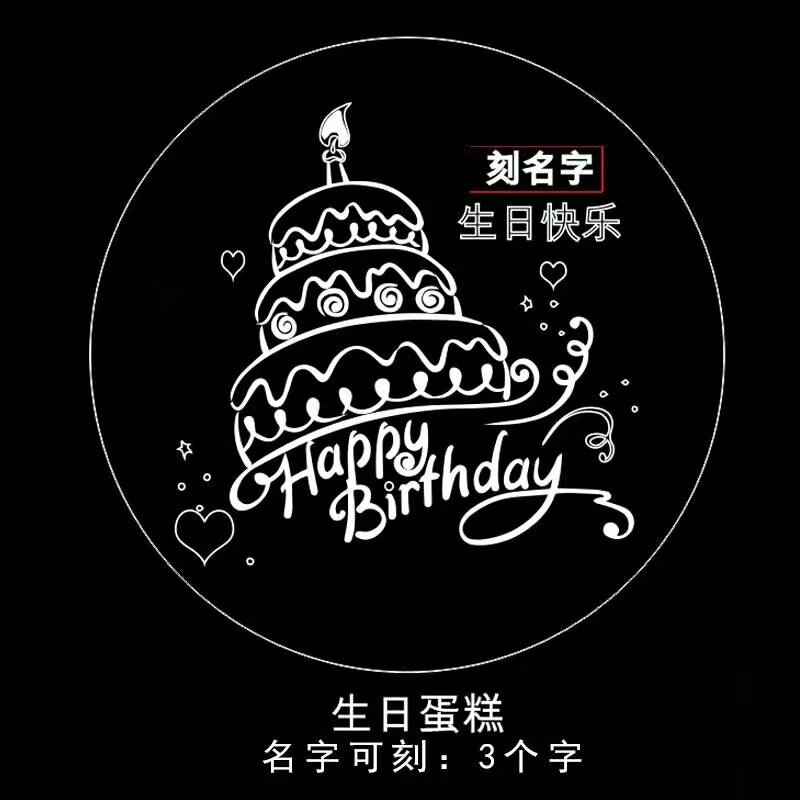 欧美跨境100种语言我爱你项链女高清刻字刻图片投影定制七夕礼物
