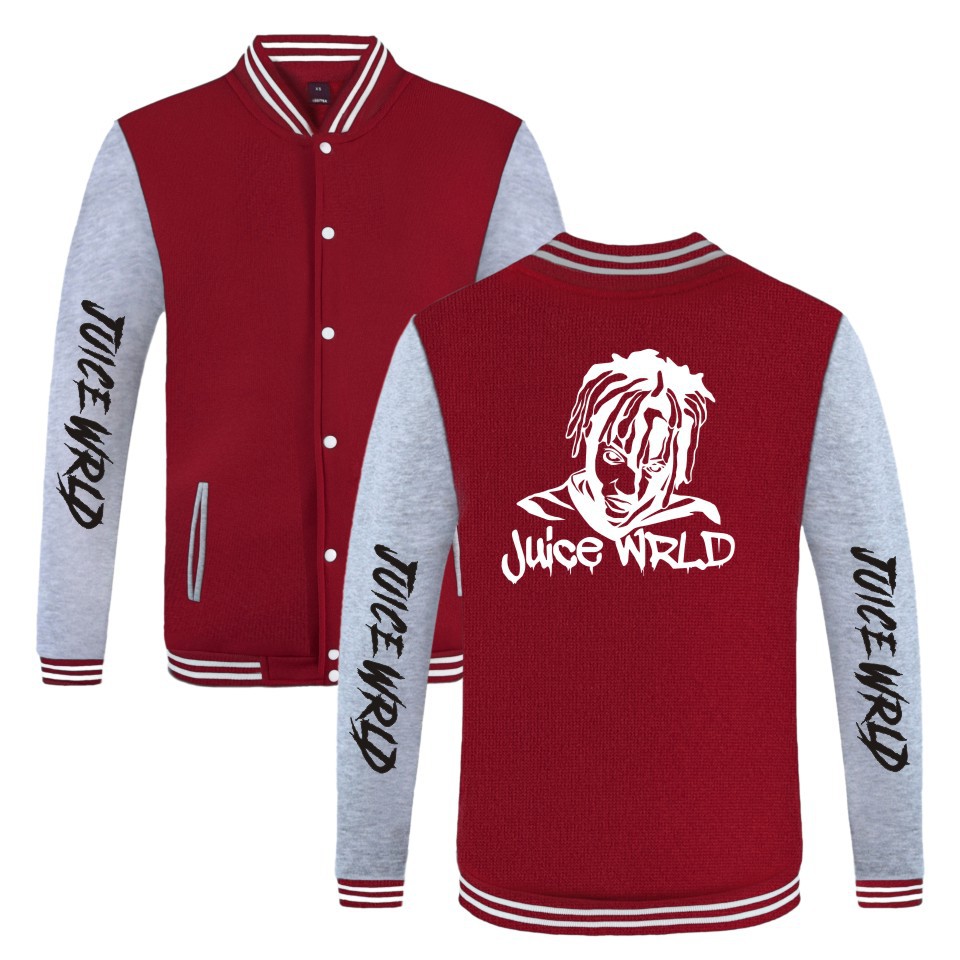 juice wrld热点美国歌手新款周边系列跨境出口时尚休闲男女棒球衫