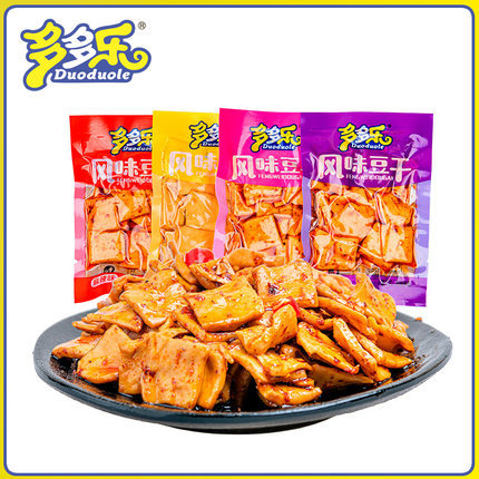 多多乐豆干2500g 豆腐干小包装散装零食品小吃多口味可选