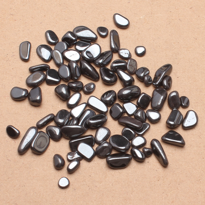 水晶钛钢磁石碎石颗粒原石教学标本饰品碎料散装