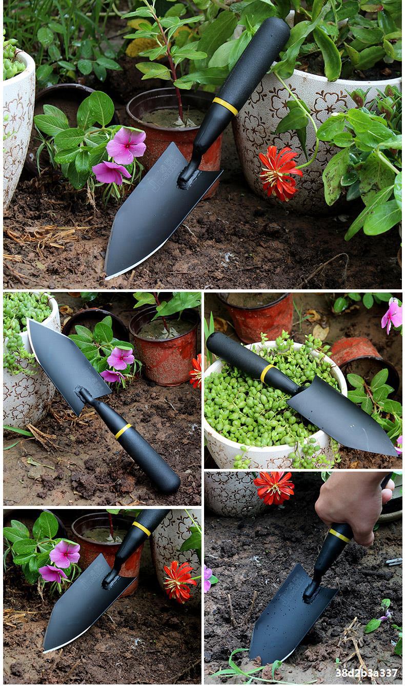 锰钢淬火迷你户外铲 地质铲考古小铁锹钓鱼户外露营铲园艺锹