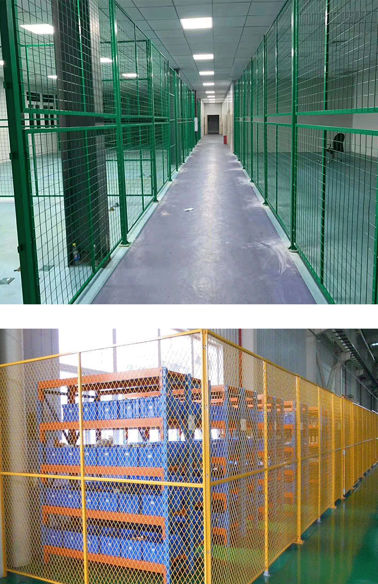 厂家供应车间框架护栏 仓库隔离护栏网 框架护栏网 库房隔离网