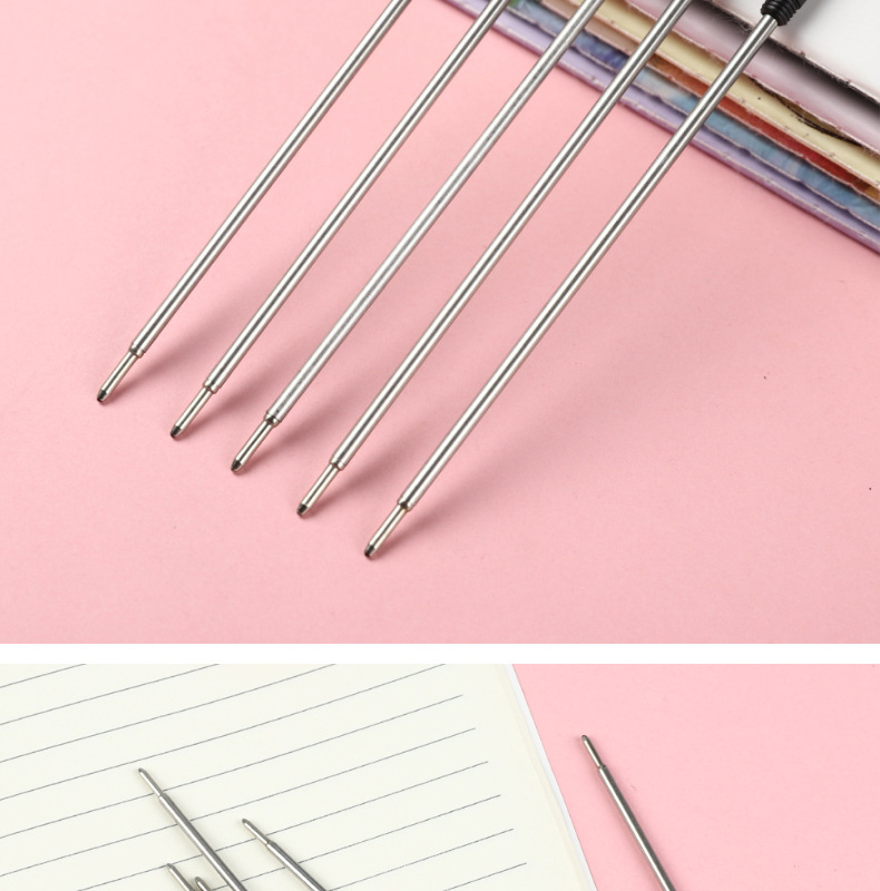 厂家直销 高仕笔芯 金属笔芯 圆珠笔芯11.6cm黑色 蓝色替换芯