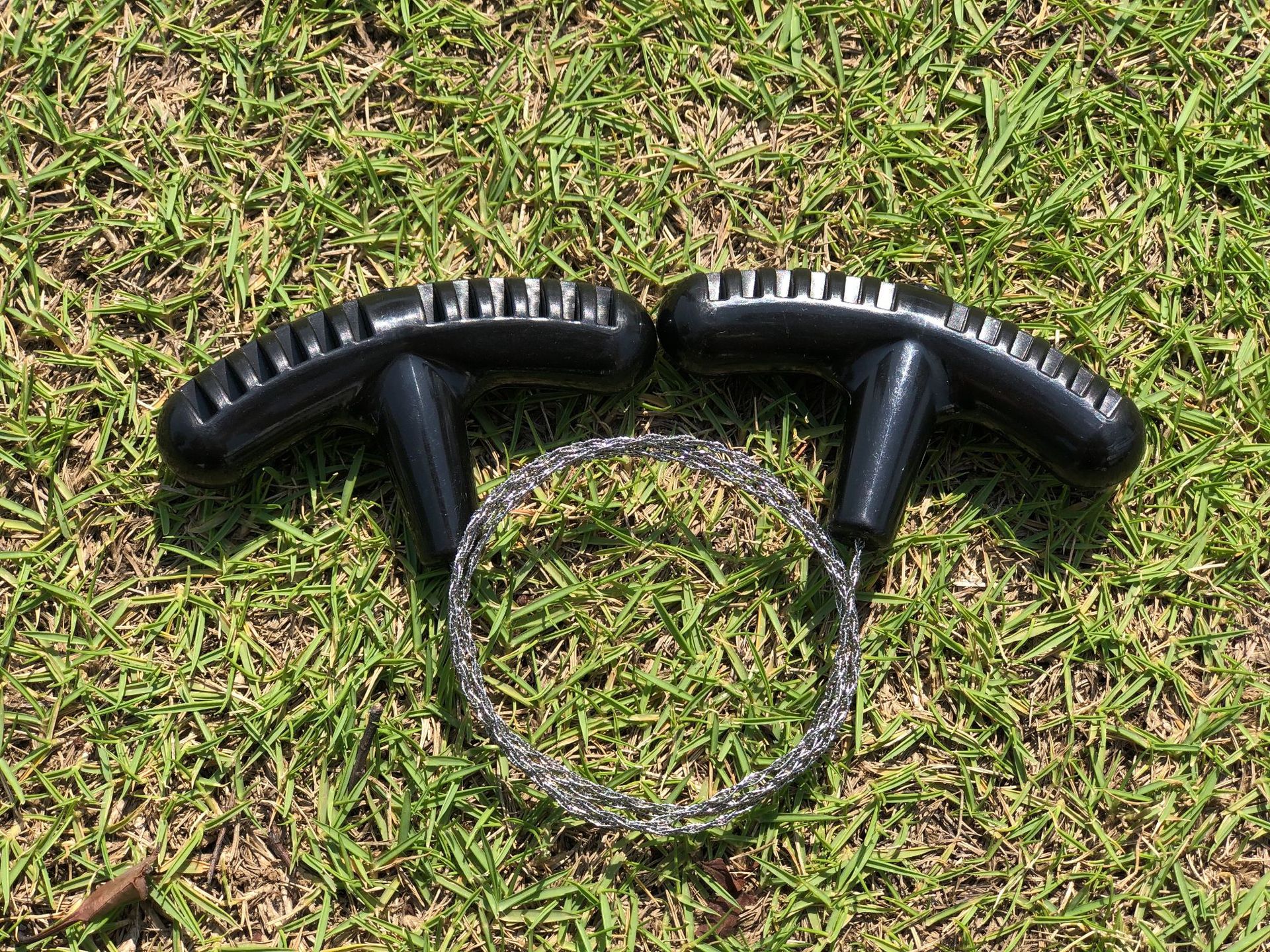 百翔新款户外pp手柄迷你口袋锯野营求生线锯不锈钢丝锯