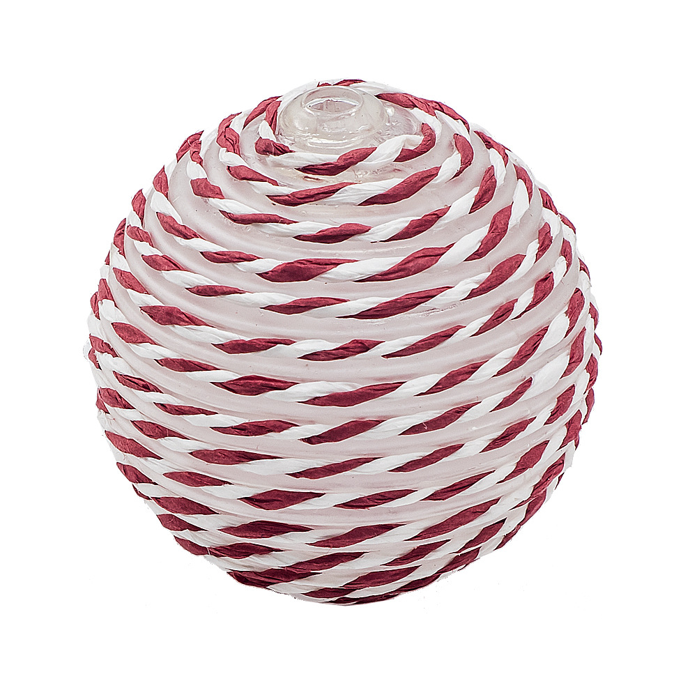 纸强绳球5cm棉线球塑料配件灯串led插件派对婚礼装饰灯棉球灯