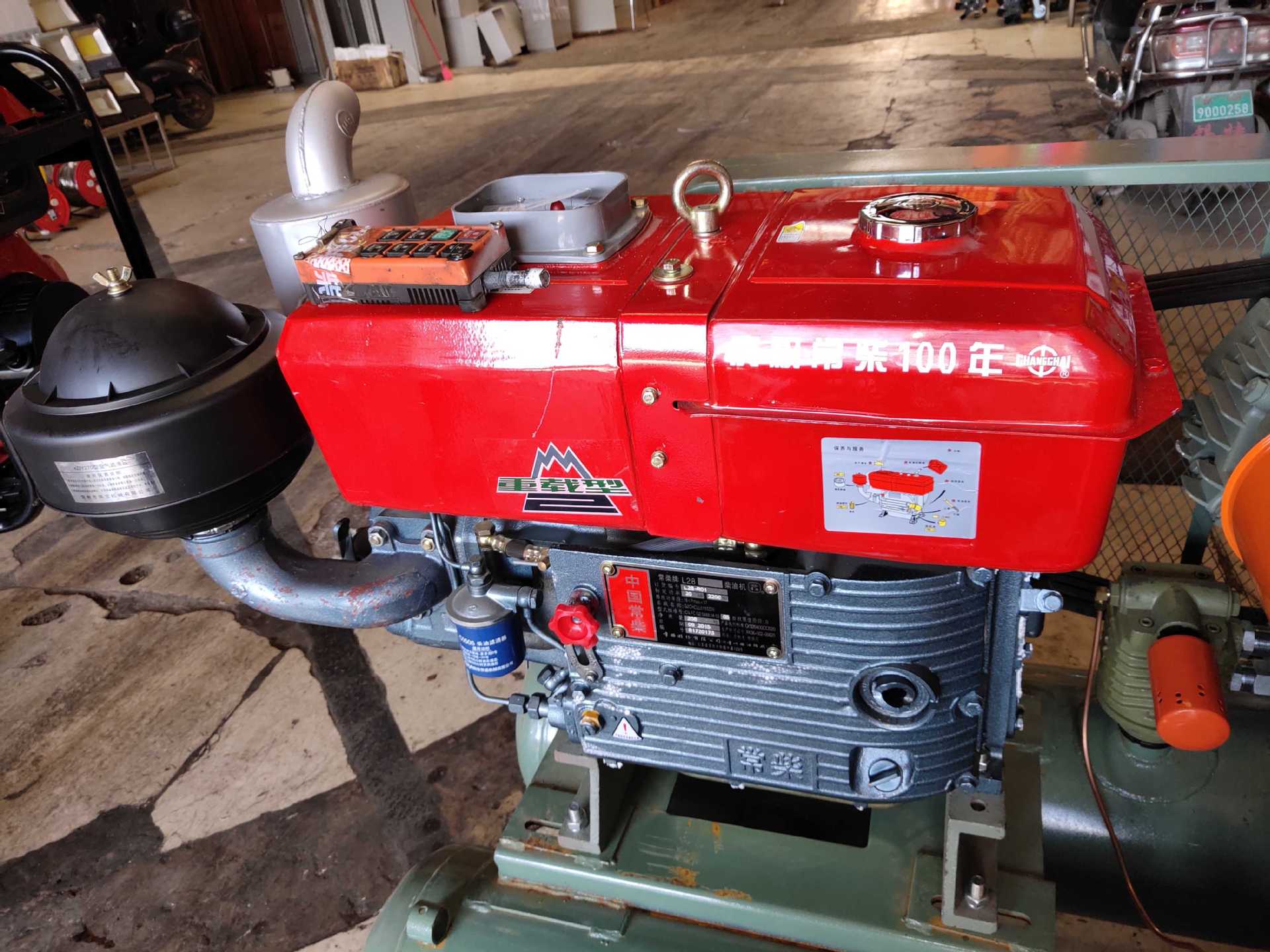 2/7双罐配常柴牌l28柴油机柴动空压机