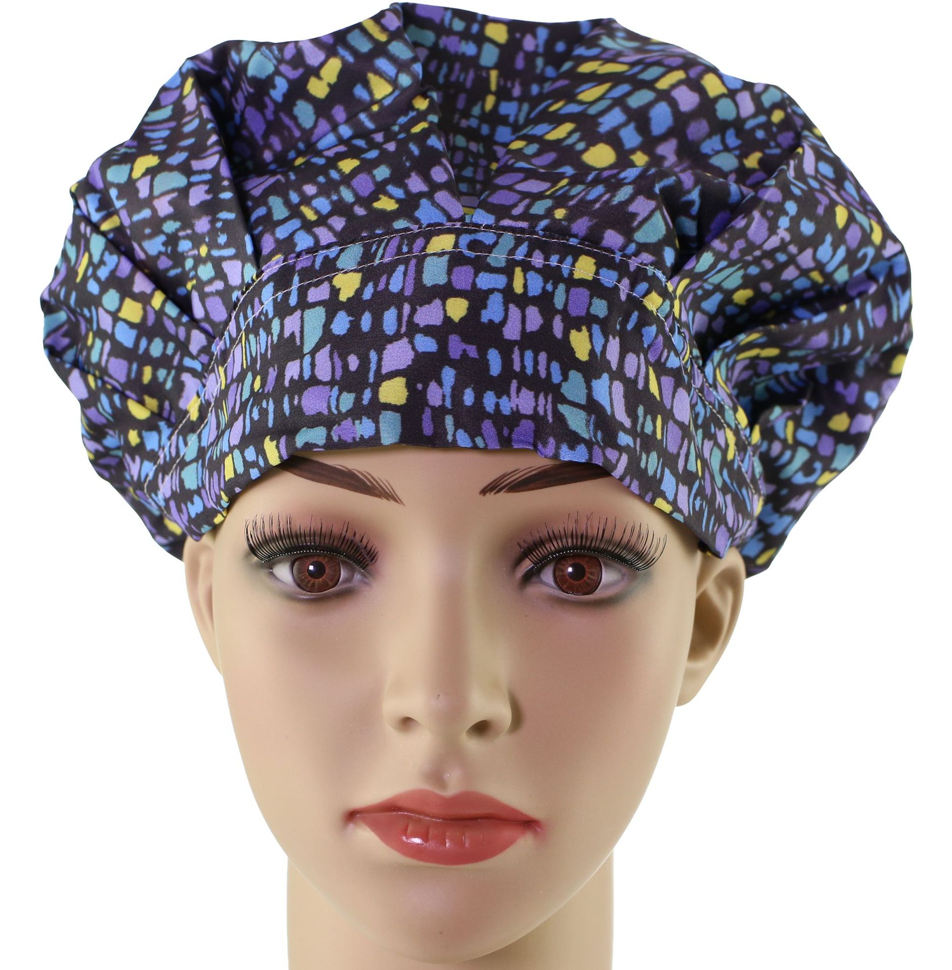 女护士帽烘焙帽蛋糕帽厨师帽浴袍女神洗澡帽医生手术帽wh0-6-阿里巴巴