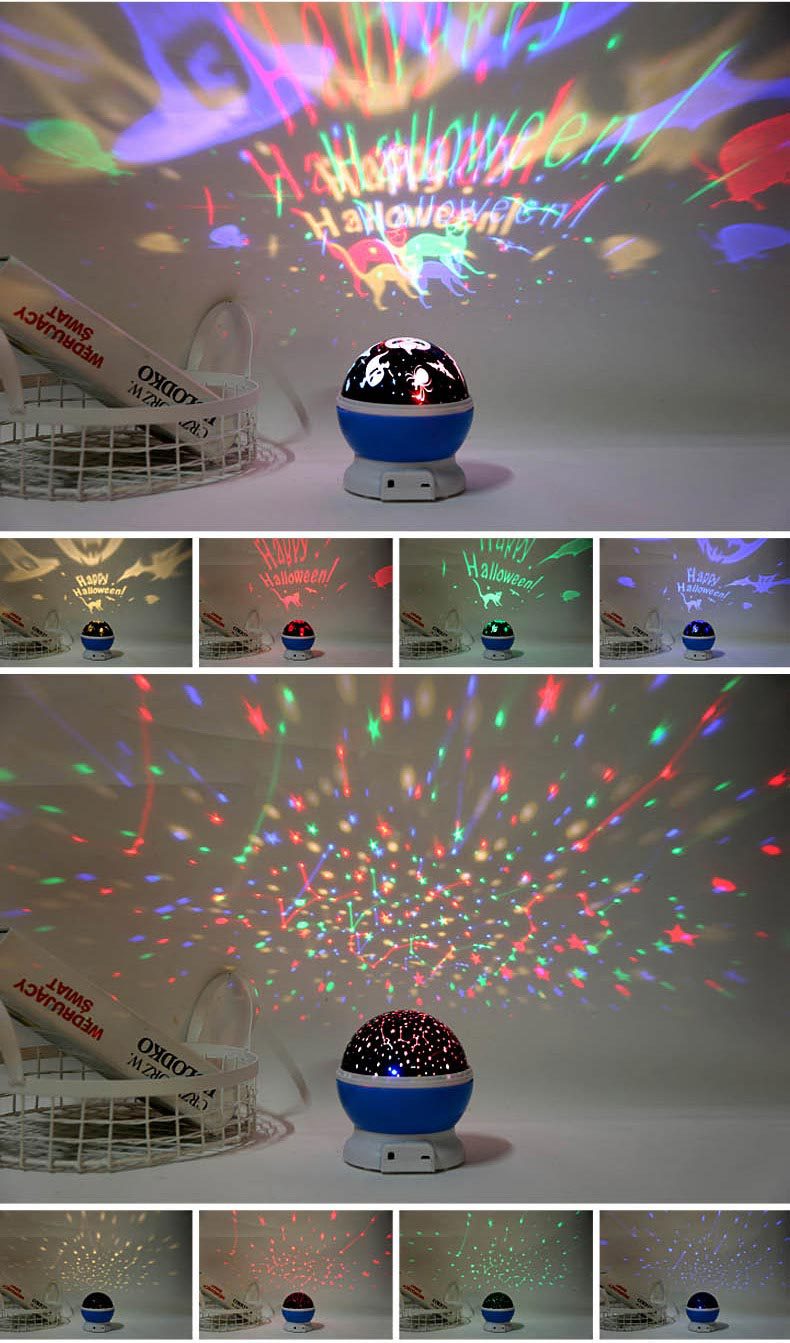 星空旋转投影灯蓝牙音响遥控投影仪充电款浪漫生日节日礼品礼物灯