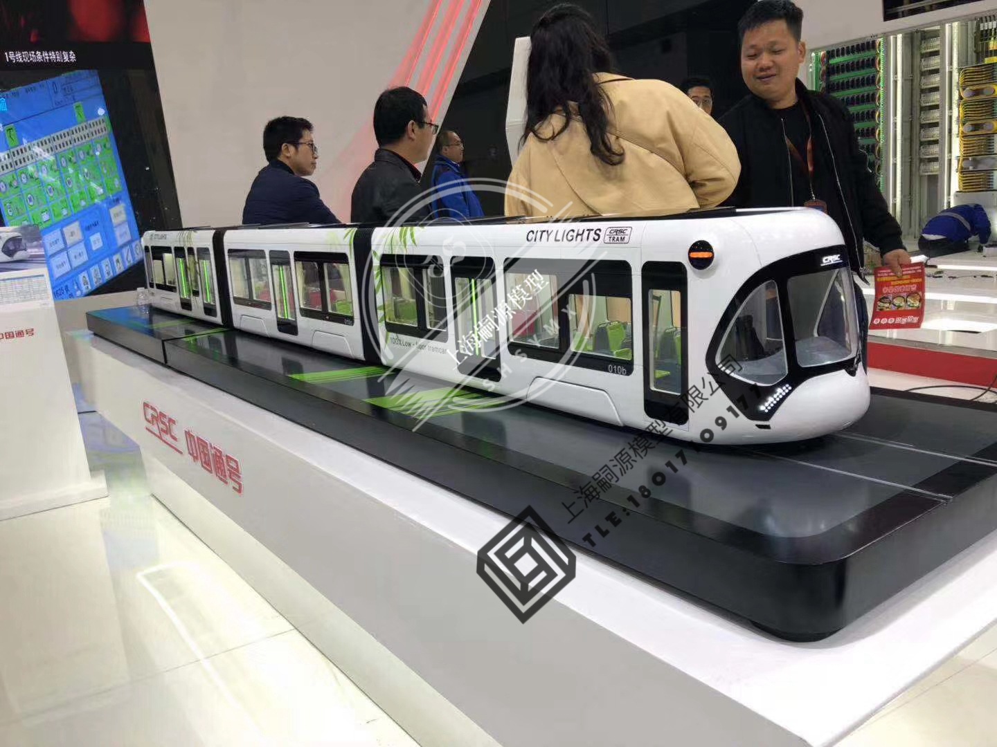 大比例仿真模型 1:15地铁 云轨 有轨电车模型 展览展示模型