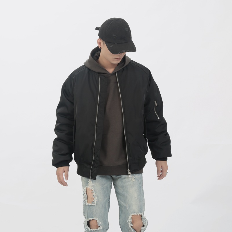 fear of god essentials 复线fog高街风飞行夹克棉袄短款棉服外套
