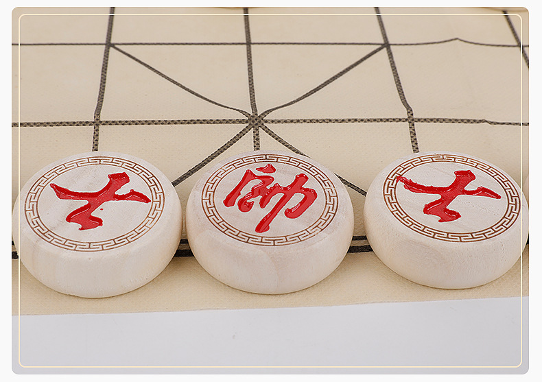 赛江南杨木木质中国象棋实木 实木象棋马棋 成人木质象棋棋牌娱乐