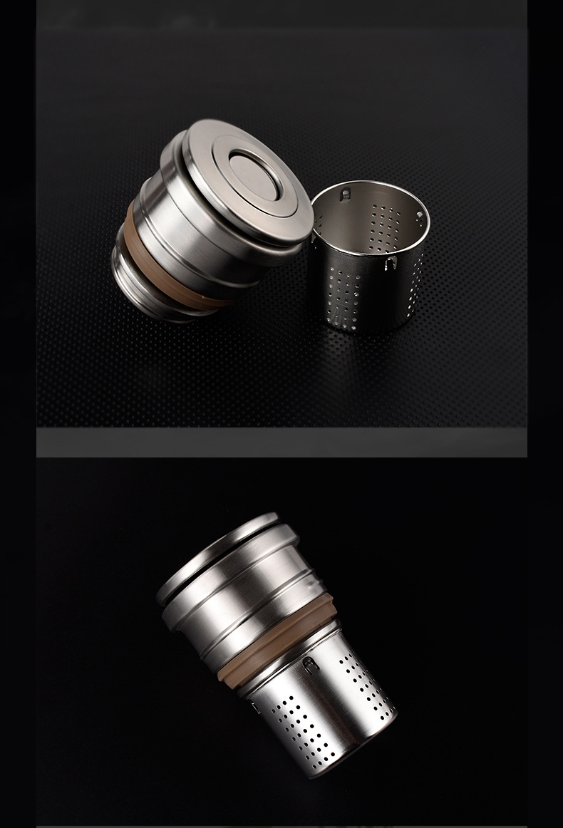 全钢保温壶家用316不锈钢内胆热水壶 大容量车载便携2l带滤网