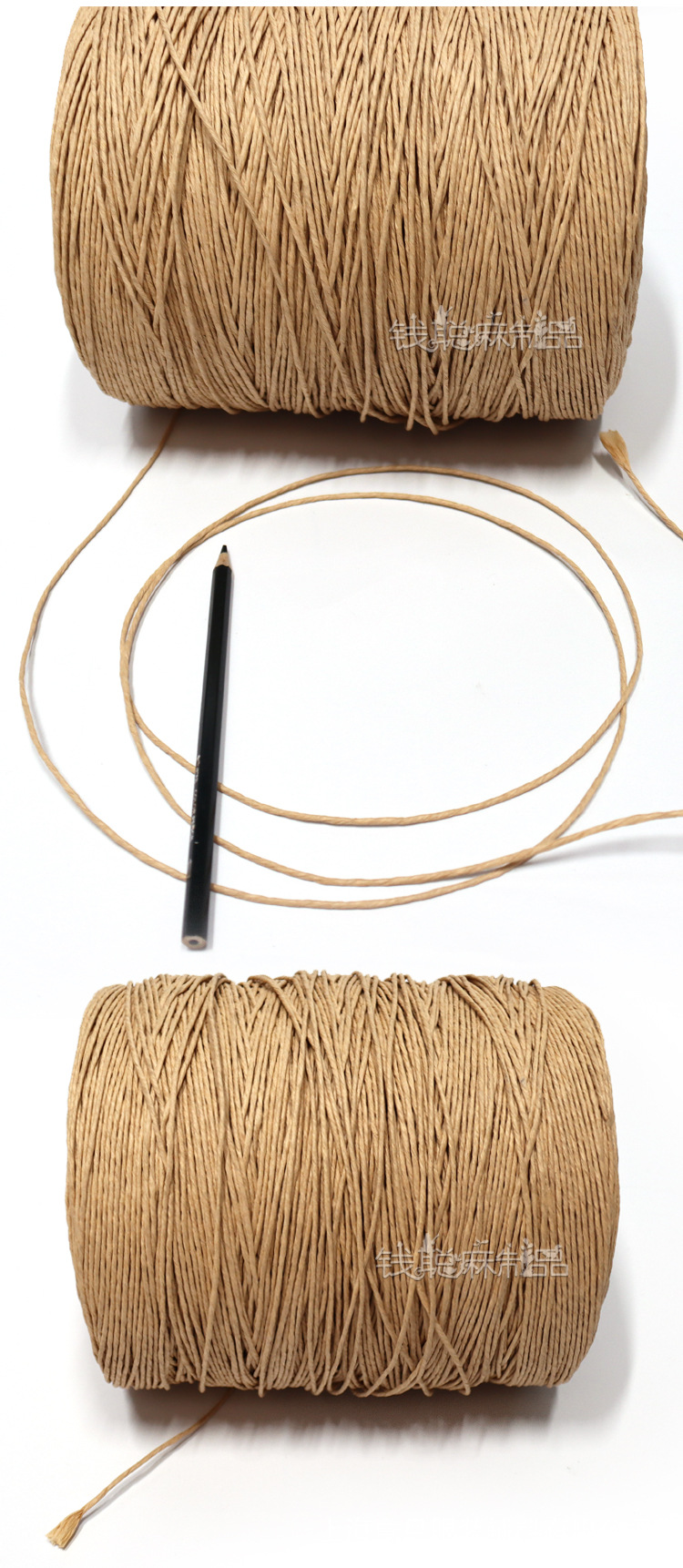 本色粗牛皮纸绳纸线 吊牌线 捆扎礼品茶叶文件袋糕点草药设计装饰