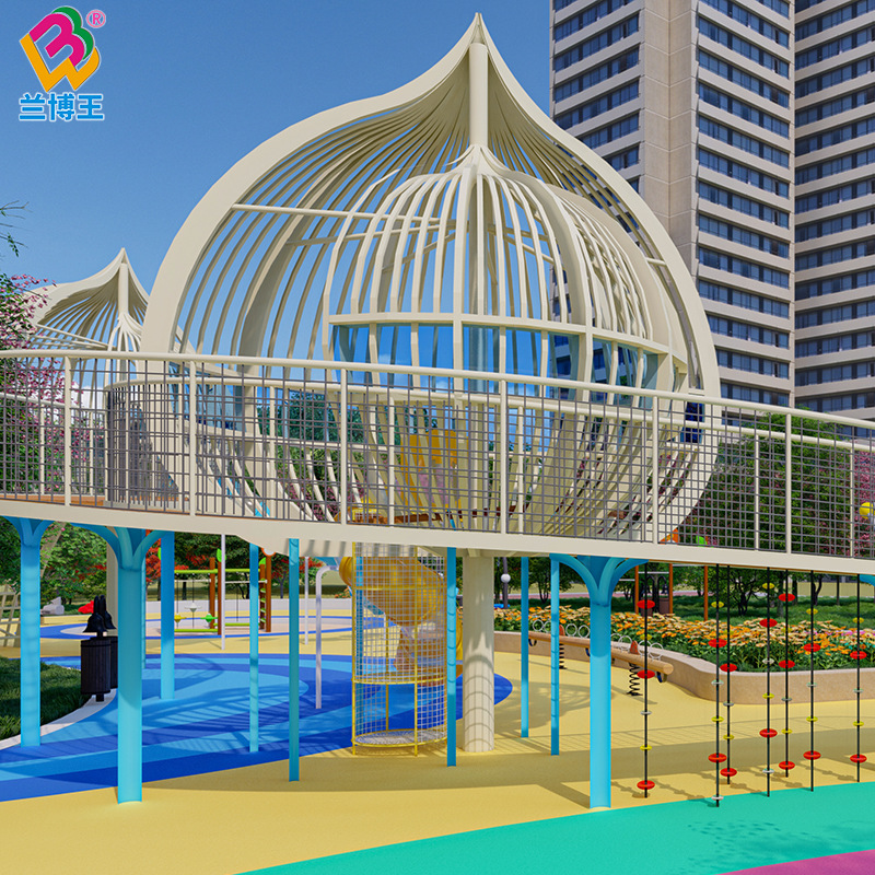 儿童游乐拓展定制室内外不锈钢滑梯设施定制大型户外非标游乐设备