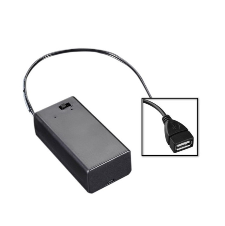 9v电池盒 9v电池盒带开关 接usb母头 厂家直销