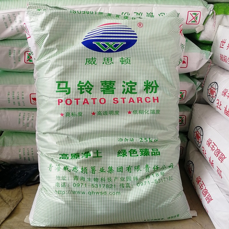 威思顿马铃薯淀粉调味品太白粉超级生粉酒店勾芡25kg厂家直销
